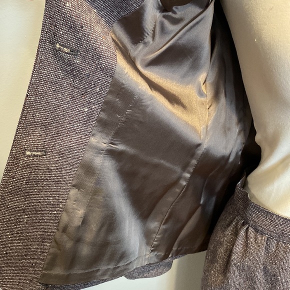 Vintage Pendleton Grey Wool Tweed Skirt Suit - Picture 5 of 9